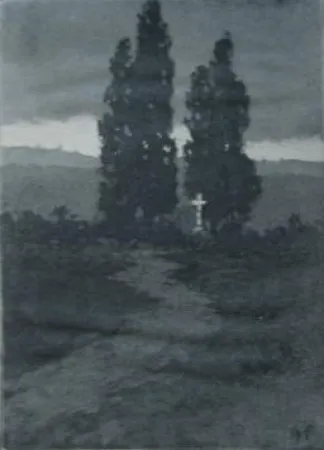 Aquatinta Fabre - Le repos