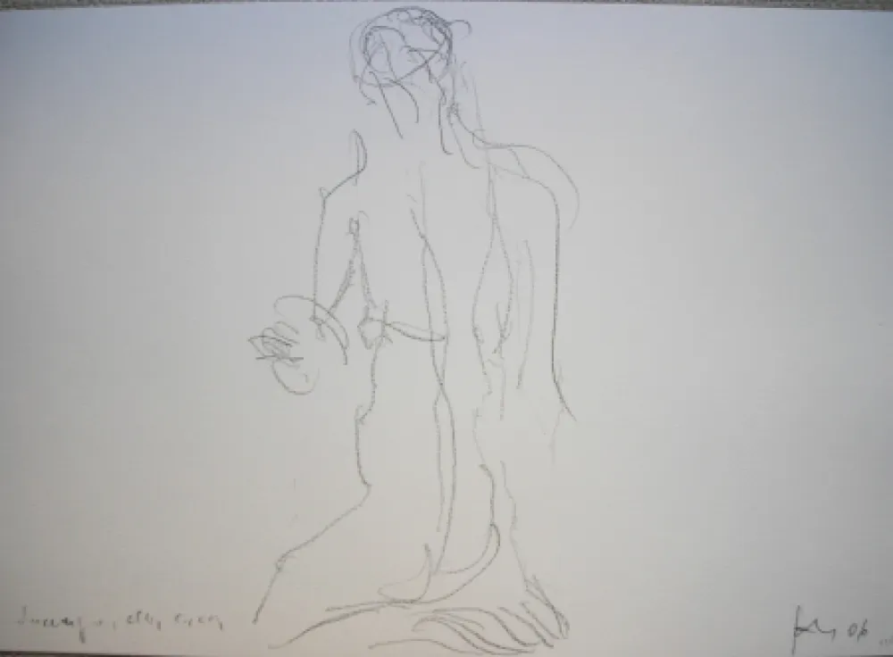 Lithographie Fabro - Daccapo, alla cieca