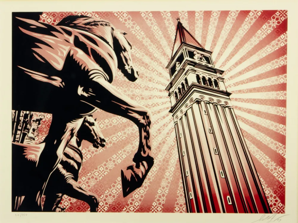 Siebdruck Fairey - ST. MARKS HORSES