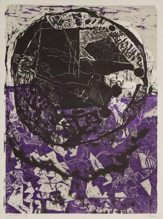 Radierung Fassbender - Untitled