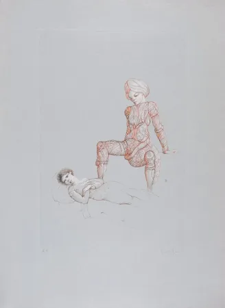 Radierung Fini - Conte de la 672 ème Nuit - V