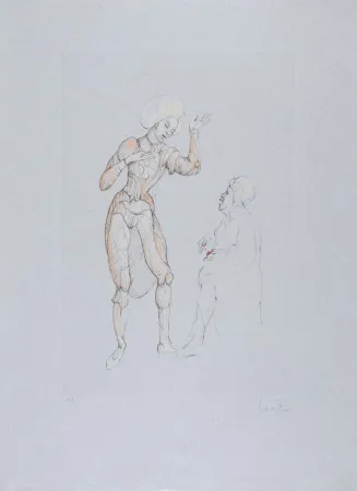 Radierung Fini - Conte de la 672 ème Nuit - XI