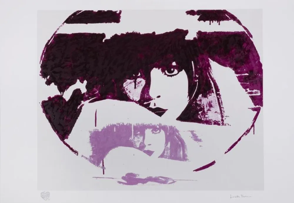 Siebdruck Fioroni - Doppio liberty, violet