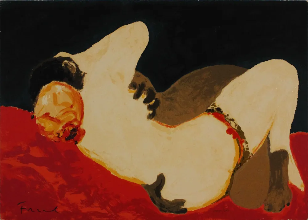 Siebdruck Fiume - Abbraccio