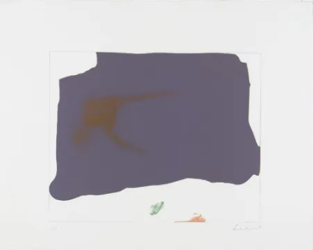 Lithographie Frankenthaler - Variation II on Mauve Corner