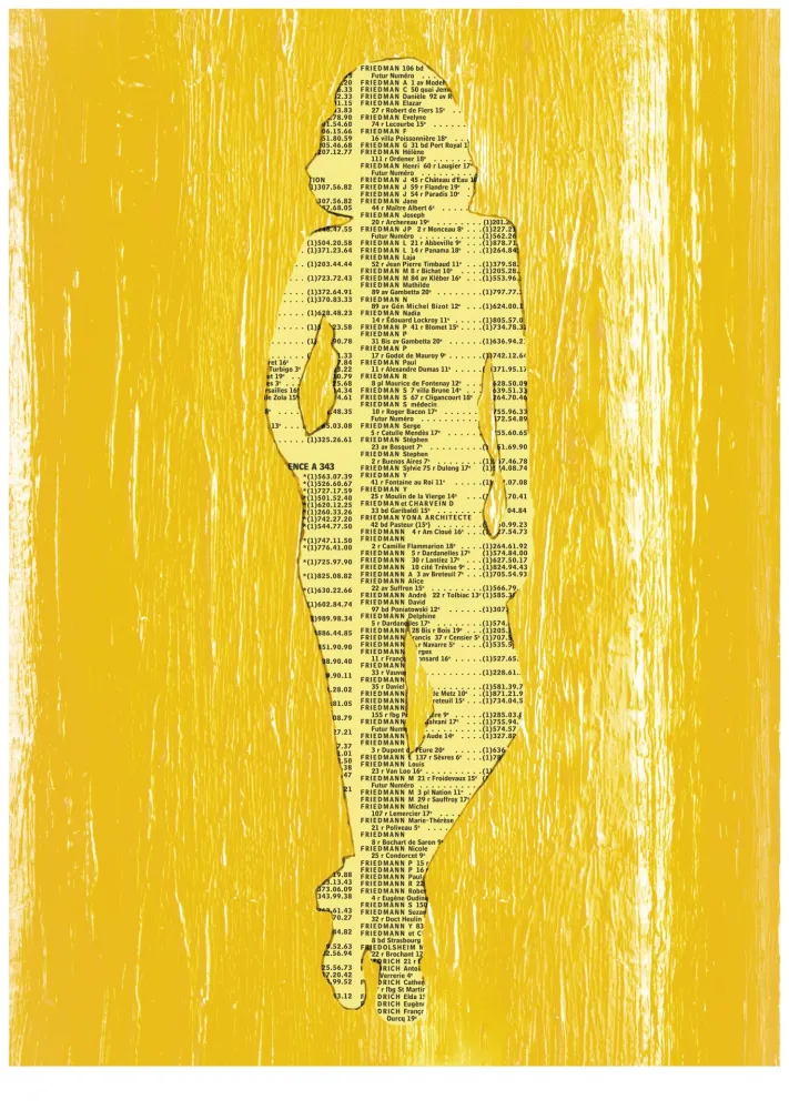 Siebdruck Friedmann - Nu (Collection Naked)