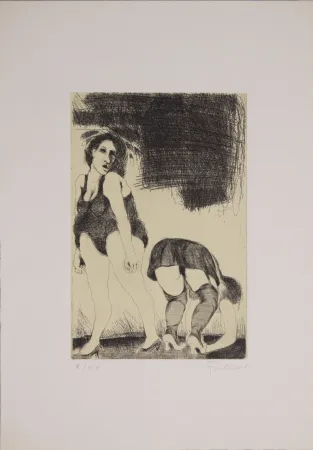 Radierung Frohner - S.T.