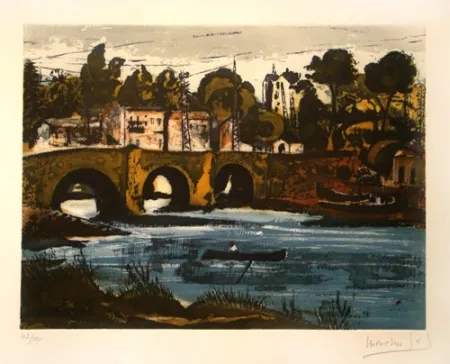 Radierung Gal - En el Río se Mira la Montaña