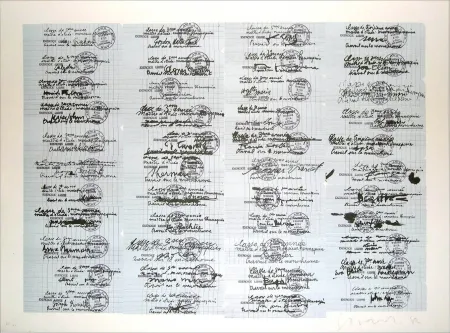 Lithographie Gasiorowski - Classe de 3ème