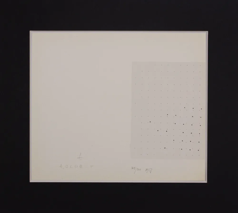 Siebdruck Gastini - Lettera A