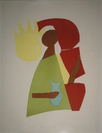 Holzschnitt Gehr - Maria Magdalena