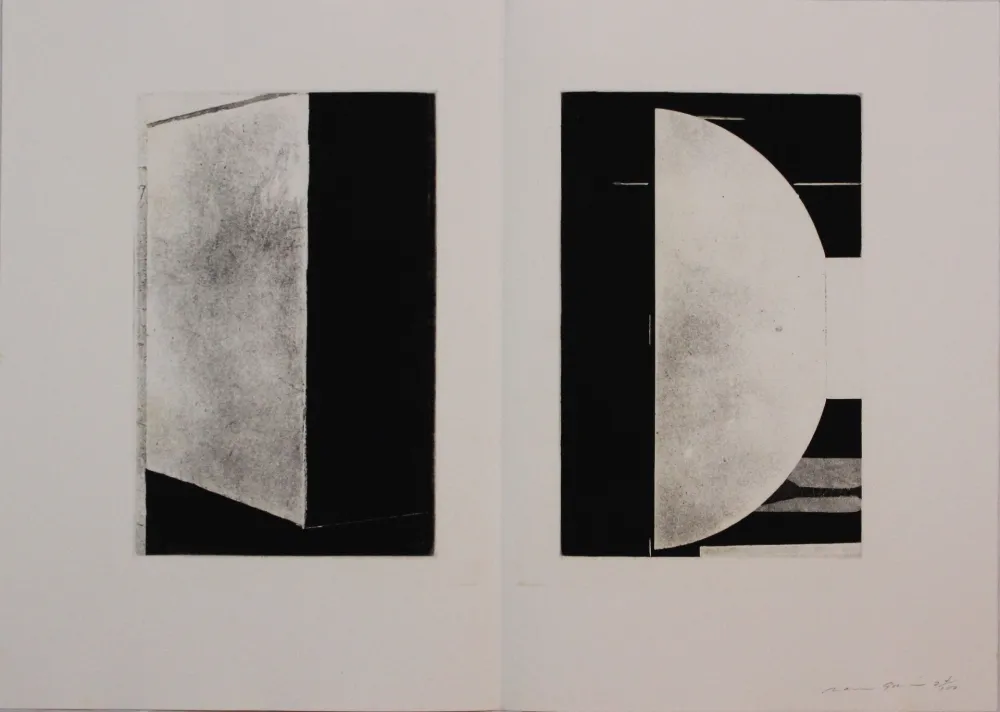 Radierung Und Aquatinta Gibson - Untitled from 'Metafora' portfolio