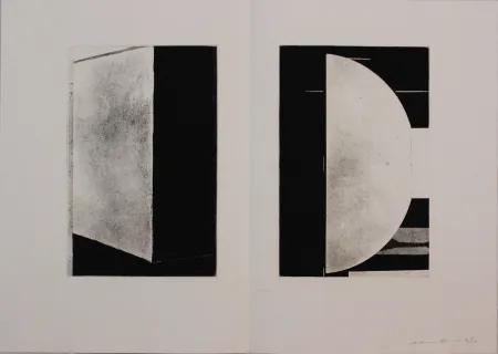 Radierung Und Aquatinta Gibson - Untitled from 'Metafora' portfolio