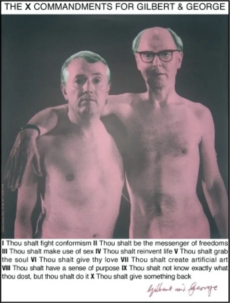 Siebdruck Gilbert & George - Autoportrait