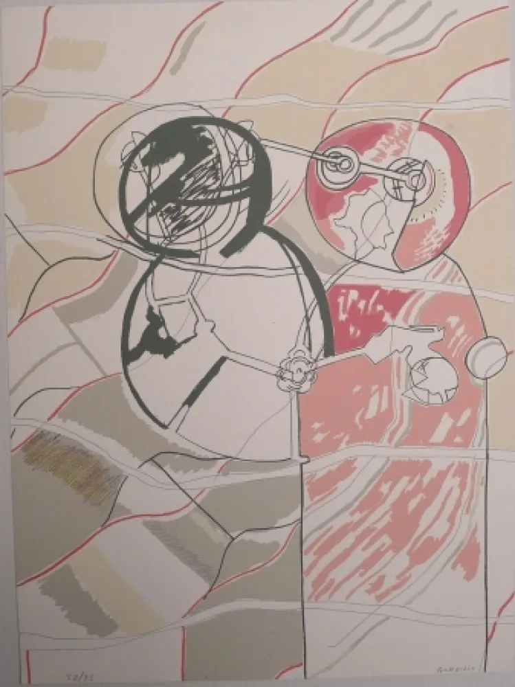 Siebdruck Gordillo - Sin título