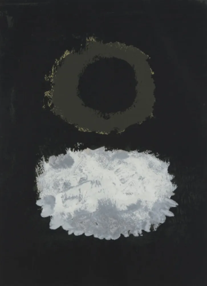 Siebdruck Gottlieb - Black Field