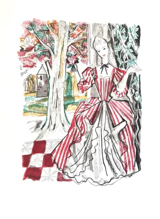 Holzschnitt Grau Sala - Théâtre de Marivaux