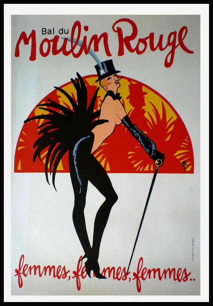 Plakat Gruau - FEMMES FEMMES FEMMES