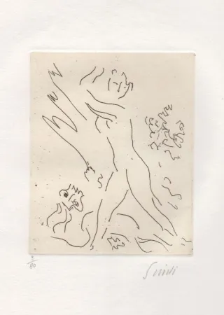 Radierung Guidi - Senza titolo