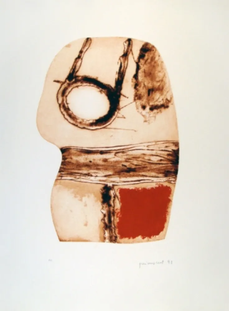 Radierung Guinovart - Imatges i Terra II