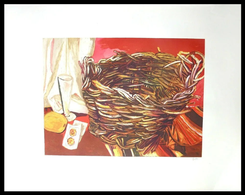 Radierung Und Aquatinta Guttuso - Natura morta