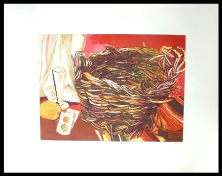 Radierung Und Aquatinta Guttuso - Natura morta