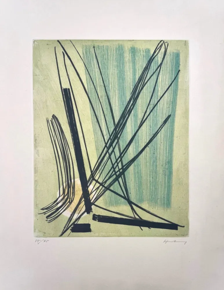 Radierung Und Aquatinta Hartung - G 7 