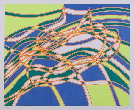 Siebdruck Hayter - #3 from the Aquarius Suite