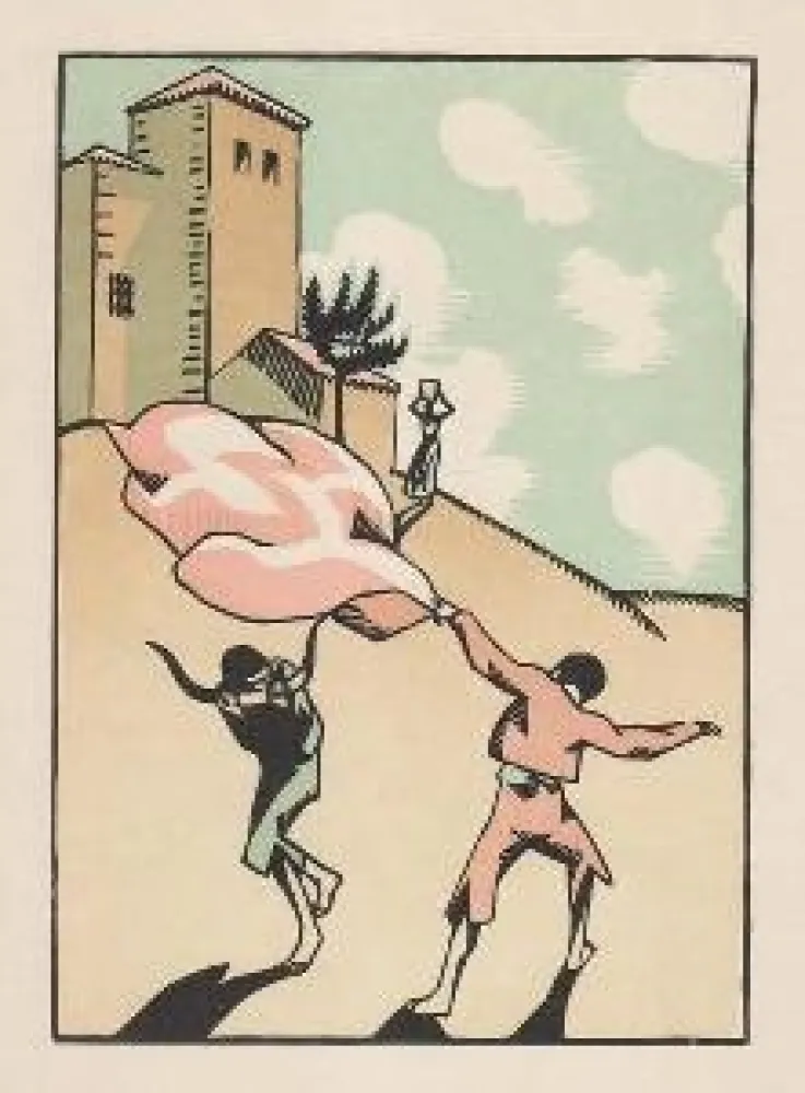 Holzschnitt Hermann-Paul - Douze dessins pour amour de Goya, composés et gravés par Hermann-Paul