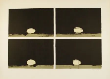 Lithographie Hernandez Pijuan - 4 ous