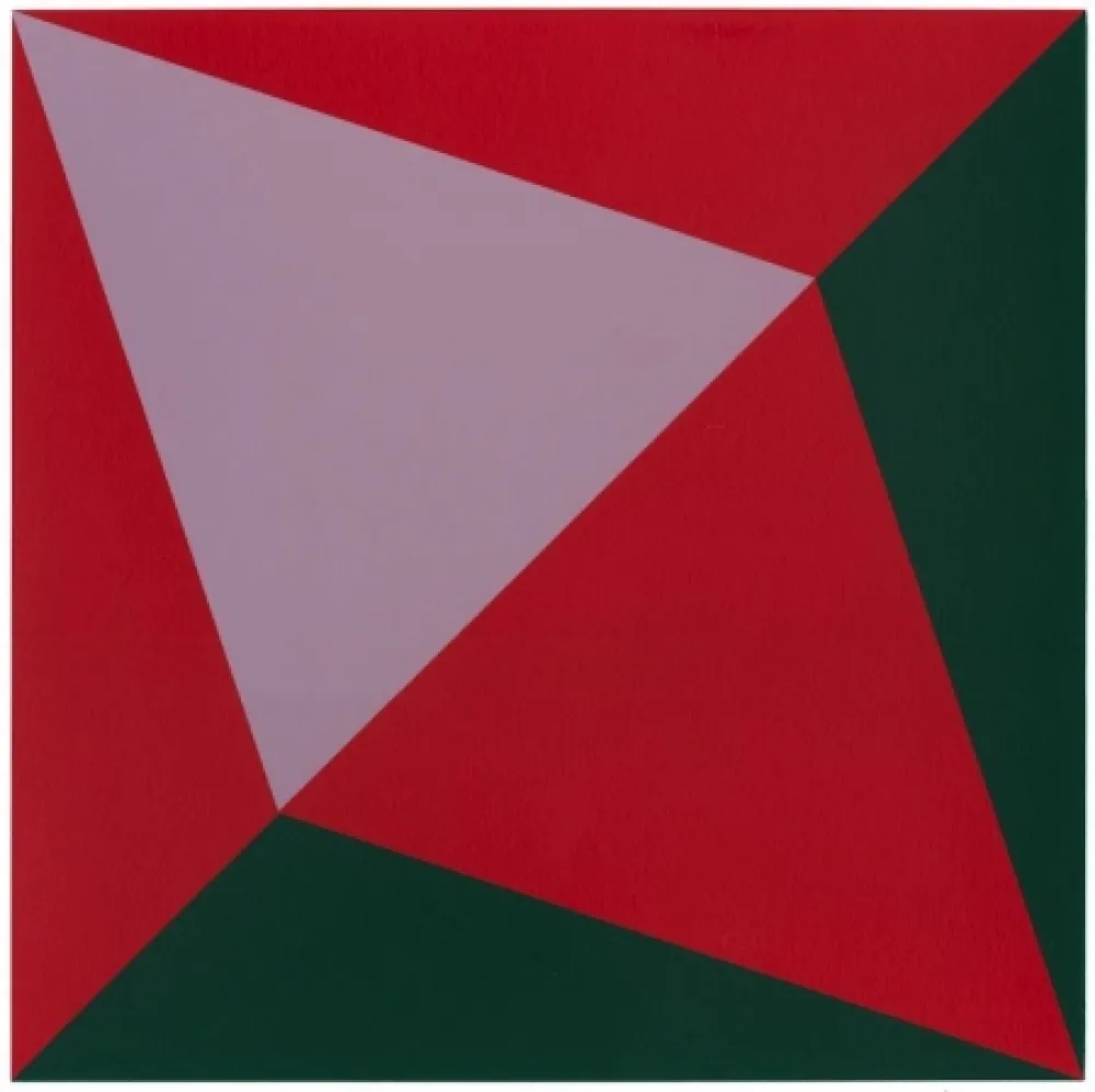 Siebdruck Hinman - Lavender Triangle