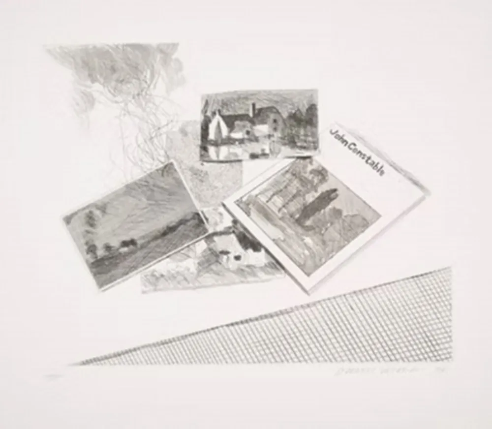 Radierung Und Aquatinta Hockney - For John Constable