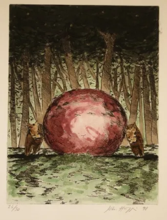 Radierung Und Aquatinta Hüppi - Sans titre 6