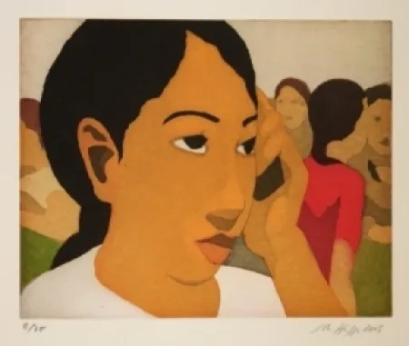 Radierung Und Aquatinta Hüppi - Sans titre