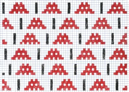 Siebdruck Invader - Homeworks