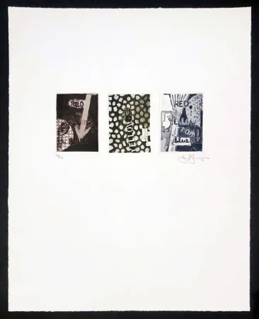 Stich Johns - Untitled (Red, Yellow, Blue)