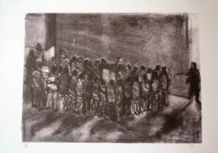 Lithographie Kcho - Sans titre 1
