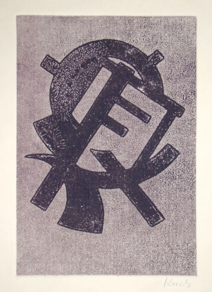 Aquatinta Kerels - Composition pour Art Abstrait