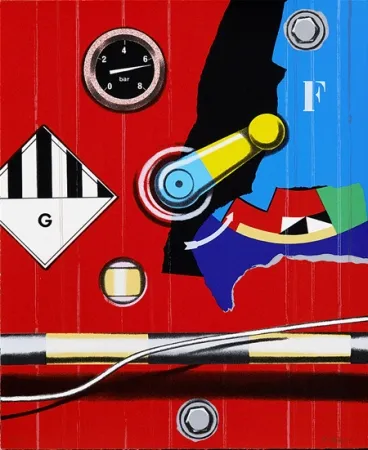 Siebdruck Klasen - Manette/G/ rond rouge