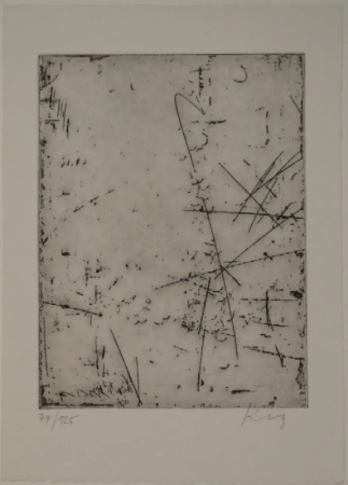 Radierung Klotz - Untitled