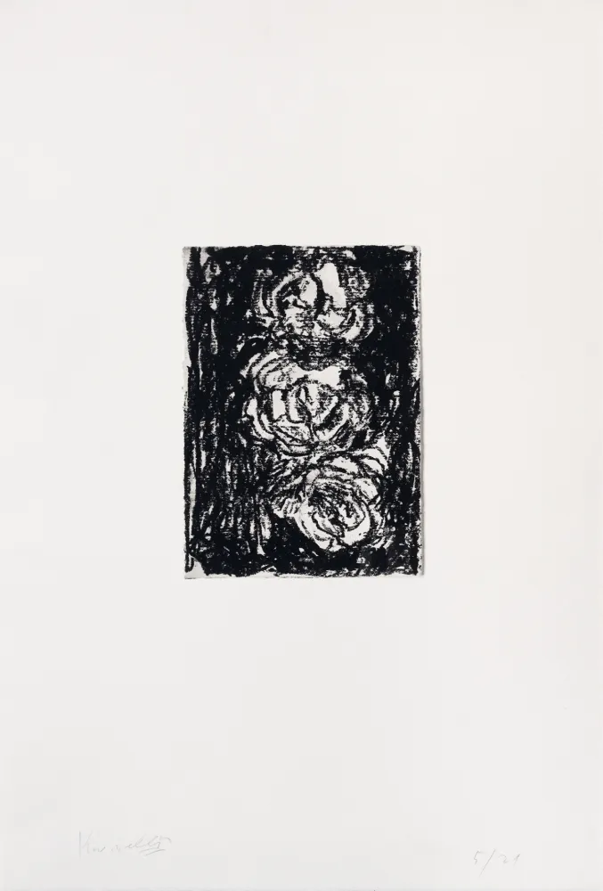 Stich Kounellis - Trois roses