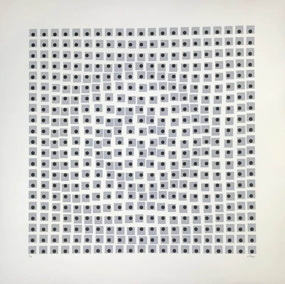 Siebdruck Le Parc - Untitled 