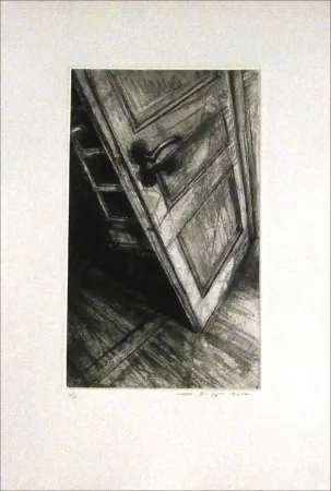 Radierung Levy - Intérieur III