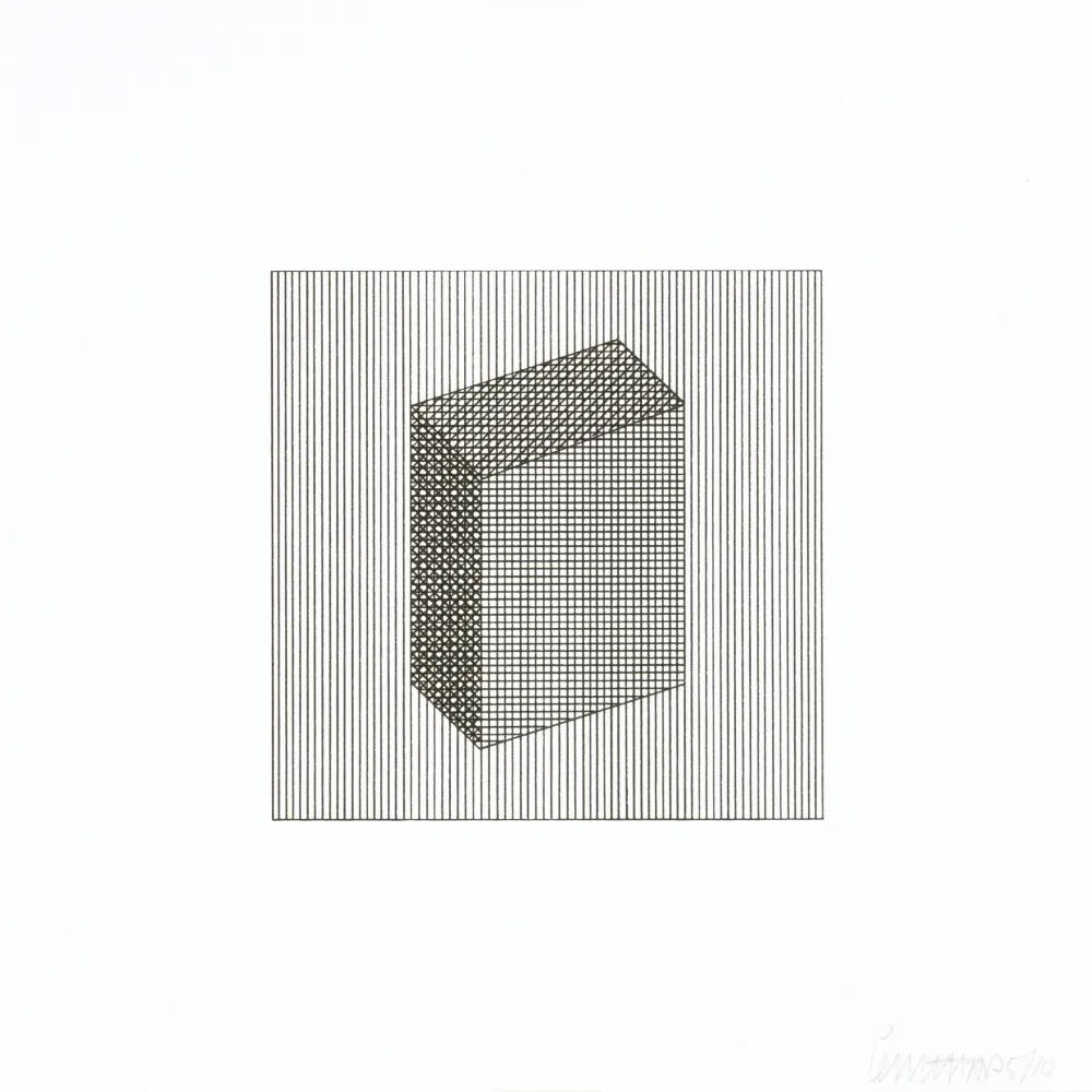 Siebdruck Lewitt - Twelve Forms Derived From a Cube 18