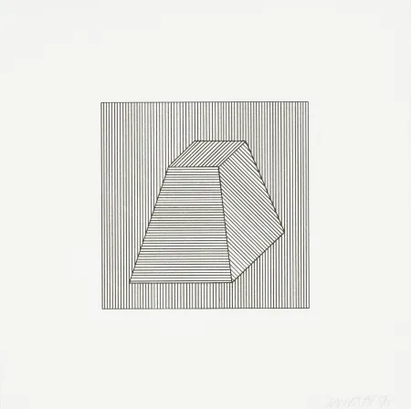 Siebdruck Lewitt - Twelve Forms Derived From a Cube 26