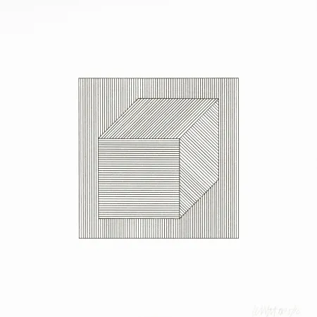 Siebdruck Lewitt - Twelve Forms Derived From a Cube 30