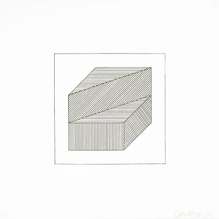 Siebdruck Lewitt - Twelve Forms Derived From a Cube 36