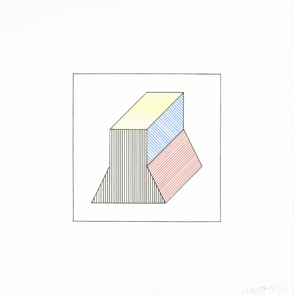 Siebdruck Lewitt - Twelve Forms Derived From a Cube 37