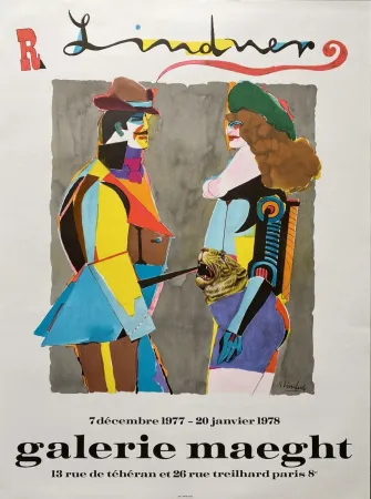 Plakat Lindner - Galerie Maeght