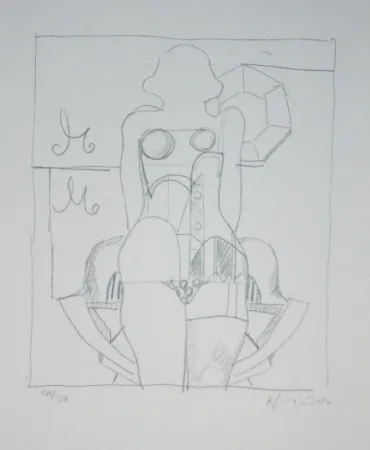 Lithographie Lindner - Marylin was here 6